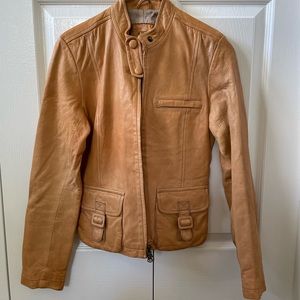 Leather Jacket XS Banana Republic